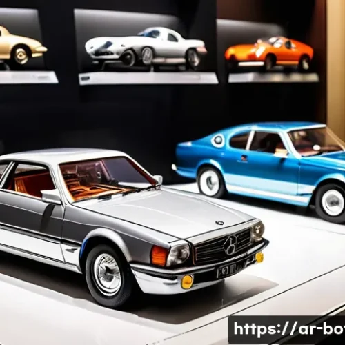 Home 27 미니카 컬렉션의 가치를 높이는 법 - A highly detailed collection display of rare limited-edition miniature cars inspired by iconic Arabi...